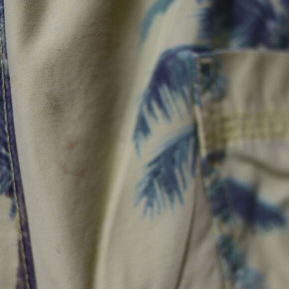H&M Yellow Palm Tree Tropical Swim Trunks Small Vacation Beach - Picture 3 of 7